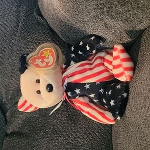Ty beanie baby bear, Spangle